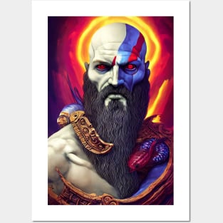 KRATOS Renaissance portrait GOW Posters and Art